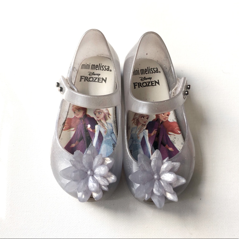 Mini Melissa Frozen 2 shoes toddlers Size 7